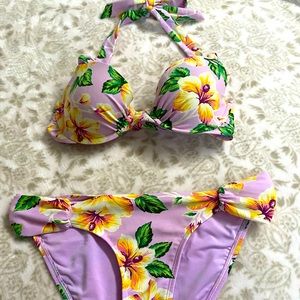 Aerie tropical floral bikini